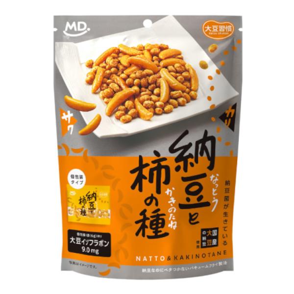 MDホールディングス 大豆習慣 納豆と柿の種7袋×12袋｜健康志向 大豆プロテイン 柿の種 おつまみ...