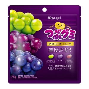 春日井製菓 つぶグミPREMIUM濃厚ぶどう75...の商品画像