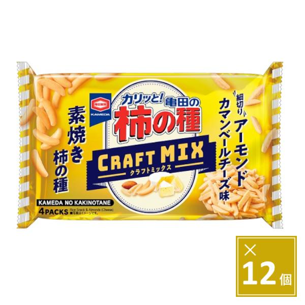 亀田製菓　亀田の柿の種 クラフトＭＩＸアーモンド70g ×12袋