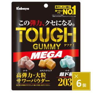 Kabaya カバヤ タフグミMEGA 203g×6袋入｜ 送料別 : 味園サポート