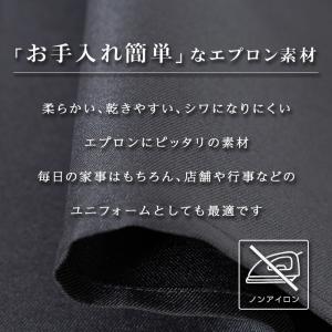 【メール便送料無料】 エプロン ノンアイロン ...の詳細画像1