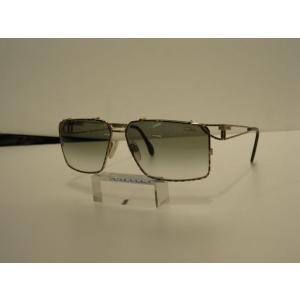 CAZAL カザール スクエアデザイン カラーサングラス ホワイト/ゴールド  