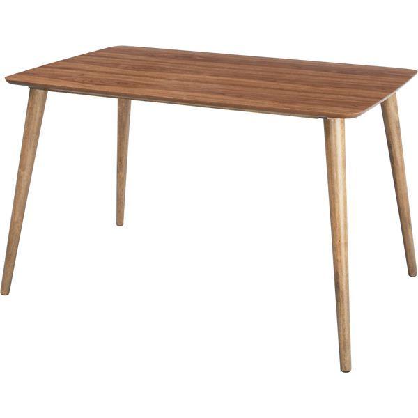 MITASダイニングテーブル リビングテーブル 幅120cm 長方形 木製 ラバーウッド Tomte...