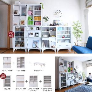 ガラスキャビネット 6BOX リビングキャビネ...の詳細画像5