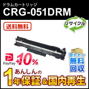 キヤノン対応 リサイクルドラムカートリッジ051／CRG-051DRM(CRG051DRM) 即納再生品｜ミタストア