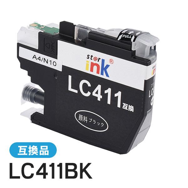 ブラザー用互換インク LC411BK ブラック 残量検知機能あり
