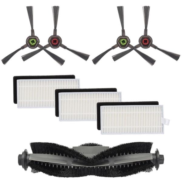 エアロボ ロボット掃除機 P20用 サイドブラシ、フィルター、メインブラシ 交換パーツ6点セット 互...