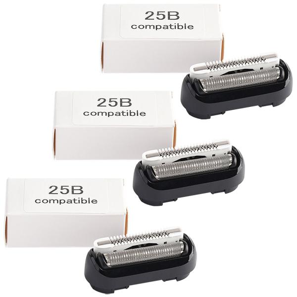 シリーズ3 (300s 310s等) 用 25B 対応 互換替刃 網刃・内刃一体型 3本セット