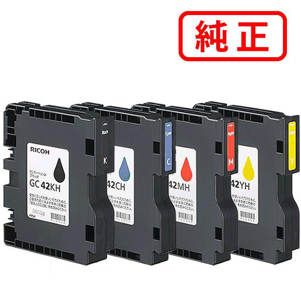 リコー 純正インク GC42H SGカートリッジ 4色セット