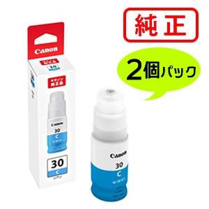 キヤノン 純正インク GI-30C インクボトル 2個セット シアン