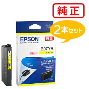 EPSON 純正インク 大容量　IB07KB IB07CB 2本セット 未使用 エプソン（EPSON） 純正品 IB07CB 大容量 シアン 2本セット 純正インク