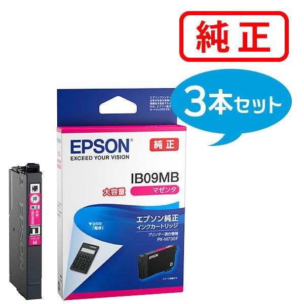 EPSON エプソン 純正品 IB09MB マゼンタ 3本セット 純正インク