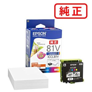 エプソン（EPSON） IC81 純正インクカートリッジ ICCL81 4色一体型