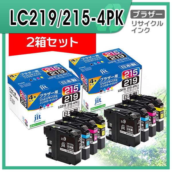 LC219/215-4PK 大容量タイプ 対応 ジット リサイクルインク JIT-B2192154P...