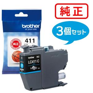 brother LC411 4PK インクカートリッジ 4色入り　3箱セット インク ブラザー 純正 カートリッジ LC3111-4PK インク