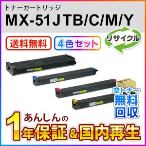 SHARP トナーカートリッジ MX-23JT 4色セット SHARP（シャープ） 4色セット シャープ対応 リサイクルトナー MX