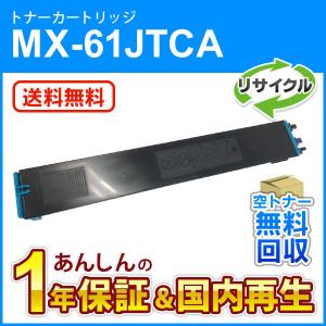 SHARP（シャープ） シャープ対応 リサイクルトナー マゼンタ MX-61JTMA