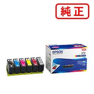 EPSON インクカートリッジ 純正 SOR-6CL 5個セット エプソン（EPSON） 純正品 SOR-6CL ソリ 6色パック 純正インク