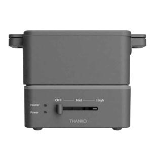 THANKO サンコー 卓上電気フライヤー おひとりさま用フライヤー カラリ」SGLFRYSBK