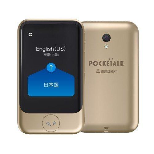 【新品・在庫】POCKETALK S グローバル通信(2年)付き PTSGG [ゴールド] (275...