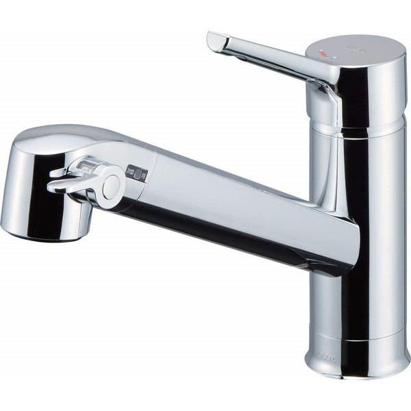 LIXIL(リクシル) INAX キッチン用 浄水器内蔵シングルレバー混合水栓 エコハンドル RJF...