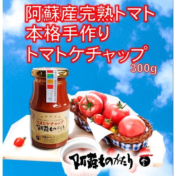 熊本 阿蘇産の完熟とまとたっぷり本格手作りケチャップ300g／阿蘇ものがたり