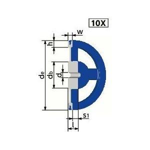 標準B型 Ｖプーリー　11-B-1｜mitinoku-tool