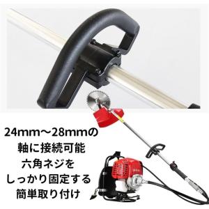 汎用 草刈り機用 ループ ハンドル 持ち手 付...の詳細画像3