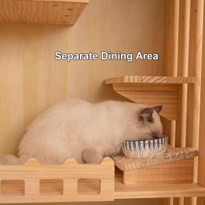 猫 ケージ 屋内、大型木製猫ハウス、猫 ゲージ...の詳細画像4