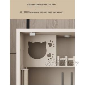 猫の家 ペットキャビネット猫ヴィラ猫の巣猫ハウ...の詳細画像3
