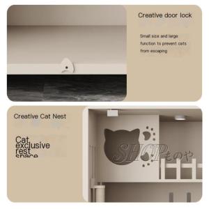 猫の家 ペットキャビネット猫ヴィラ猫の巣猫ハウ...の詳細画像4