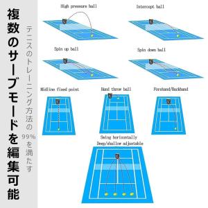 プロテニスボールマシン 自動テニスボールランチ...の詳細画像2