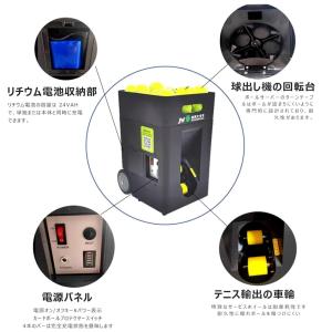プロテニスボールマシン 自動テニスボールランチ...の詳細画像3