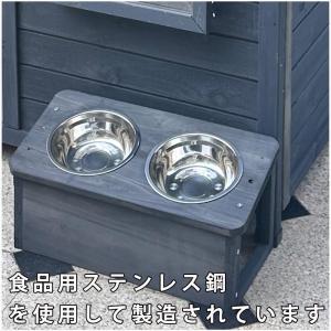無垢材犬小屋 屋外用 木製 防水加工 通気窓付...の詳細画像3