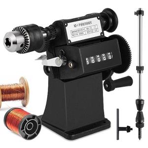 巻線機 マイコン 巻線機手動巻き取り機 精密 自動 巻き返す機 winding machine 2方向0.1回転+フットペダル