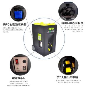 自動テニスボールマシン リモコンアプリ付き デ...の詳細画像2