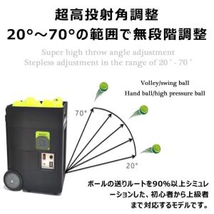 自動テニスボールマシン リモコンアプリ付き デ...の詳細画像4