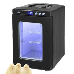 爬虫類インキュベーター カメレオン トカゲ カメ用 両生類用 自動孵化器 25L 大容量 インテリジェント 温度制御 5 度 60 度 デジタル LED 照明機能付