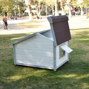 犬小屋 屋外用 木製キャビンスタイル 犬小屋シ...の詳細画像5