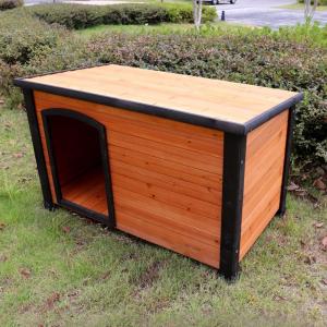 屋外犬小屋 高床式ログキャビン 大型犬用 小型中型犬対応 耐候性シェルター