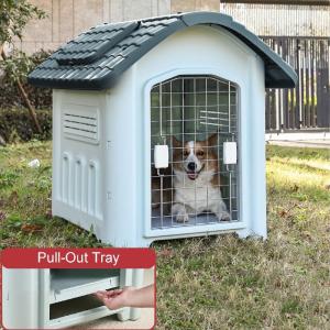 小型犬用 屋外 断熱プラスチック犬シェルター ...の詳細画像4