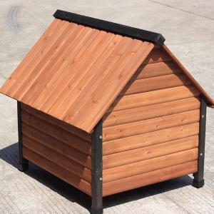 天然木製 犬小屋 屋外 防水 耐候性 木製ペッ...の詳細画像5