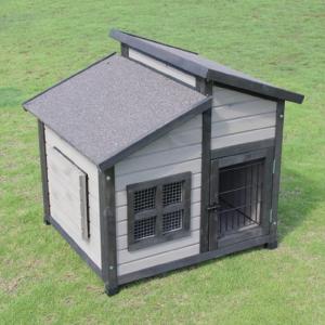 犬小屋 屋外 無垢材 ペットハウス ドッグハウ...の詳細画像2