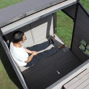 犬小屋 屋外 無垢材 ペットハウス ドッグハウ...の詳細画像3