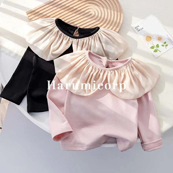 tシャツ キッズ 子供服 女の子 男の子 長袖Tシャツ 春秋 ベビー服 綿 カットソー 子ども服 赤...