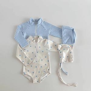 ベビー キッズ 水着 女の子 男の子 キャップ付...の商品画像