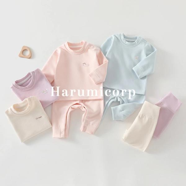 ベビー パジャマ 長袖 キッズ ルームウェア セットアップ 上下セット 66cm 73cm 80cm...