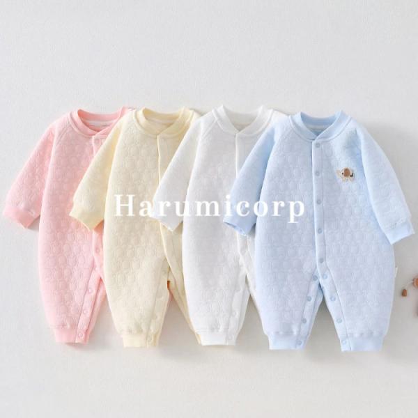 10色 ロンパース 長袖 冬 男の子 女の子 ベビー服 新生児 服 ベビー 赤ちゃん 長袖ロンパース...