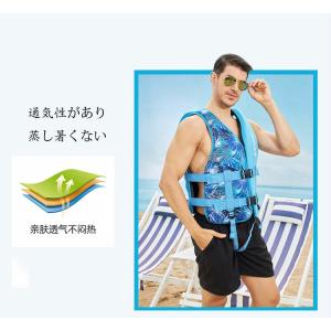 ライフジャケット 救命胴衣 夏用品 大人 フロ...の詳細画像2