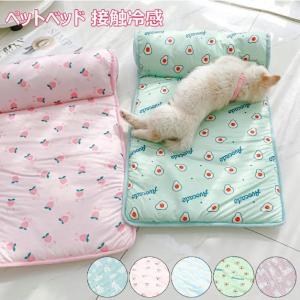 ペットベッド 枕付き 犬 猫 ベッド 夏 冷感 ...の商品画像